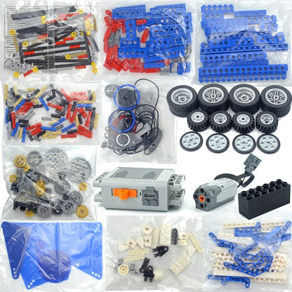 STEM Technical Parts Multi Technology Programming Educational School Students Learn Building Blocks DIY Set For Kids Toy