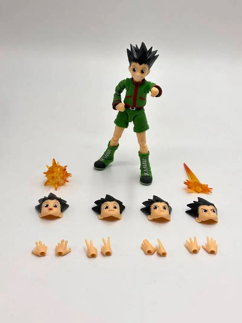 In Stock Shf Figuarts Shf Hunter X Hunter Killua Zoldyck Gon Anime Action Figure Model Finished Ornaments Gift Collection Toys