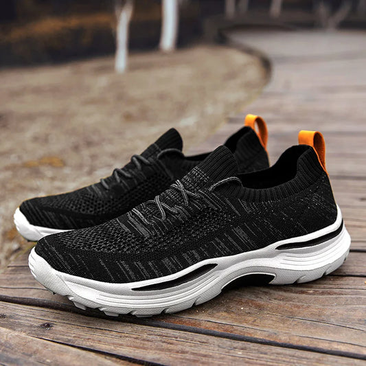 Men Shoes Summer Canvas Shoes Breathable Comfortable Outdoor Slip on Walking Sneakers Classic Loafers for Men