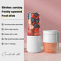Electric Juicer Portable Dual Cup USB Charging Juice Cup Small Student Household Outdoor Camping High Borosilicate Glass Blender