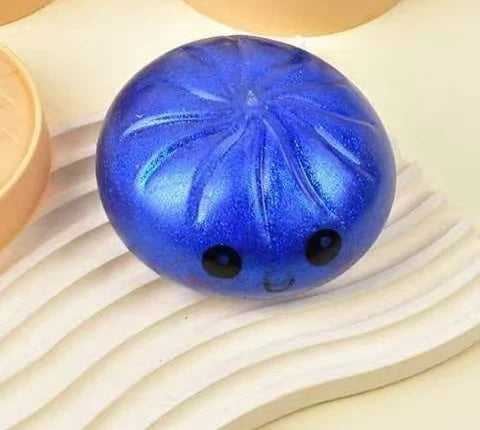 Soft Gel Simulation Bun Squishy Toy Creative Stress Relief Fidget Toy Blind Box for Adults