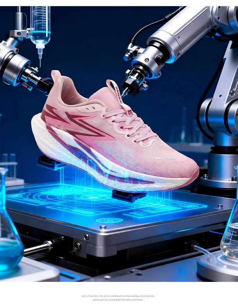Professional Shock Absorb Sport Running Shoes Ultralight Anti Slip Sneakers For Men Women Workout Marathon Training Footwear