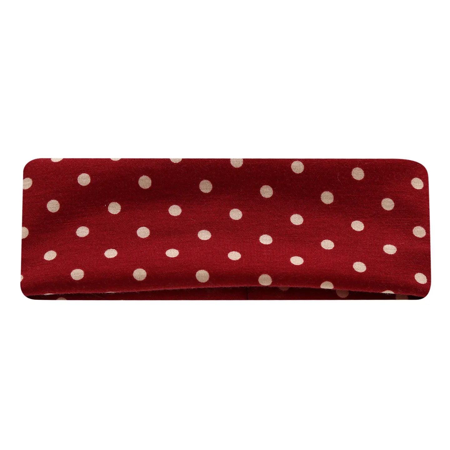 1-6Pack Polka Dot Headband for Women Non Slip Elastic Floral Hairbands Soft Fabric Hair Bands for Yoga Workouts Breathable