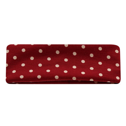 1-6Pack Polka Dot Headband for Women Non Slip Elastic Floral Hairbands Soft Fabric Hair Bands for Yoga Workouts Breathable