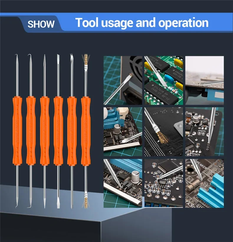 ANENG SL402 Electric Soldering Irons 220/110V Welding Repair Mica Heating Core 30/40/60W Temperature Adjustable Solder Tip Tools
