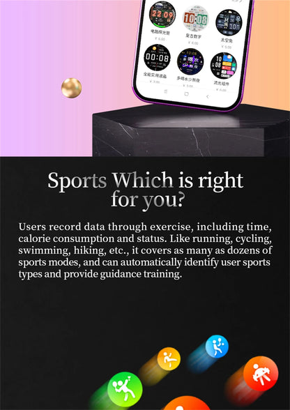 Watch 5 Pro for for Men Smart Watch Bluetooth Call Sports Fitness Men's Wristwatch Heart Rate Monitor Waterproof Smartwatch Hw12