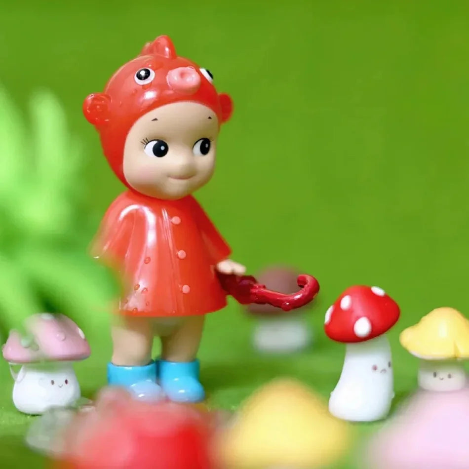 In Stock Mini I Love Rainy Day Series Blind Box Figure Cute Cartoon Doll Collectible Toy For Desktop Decoration Gift