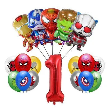 Avengers Marvel Party Decorations SuperHero Theme Tableware Kit Balloon Deco Happy Birthday Banner Supplies for Boys Favors Gift