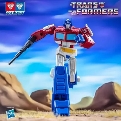 Blind Box Transformers Articulated Figure - AULDEY AAE Optimus Prime Soundwave Multi-Pose Action Model Display Gift for Kids