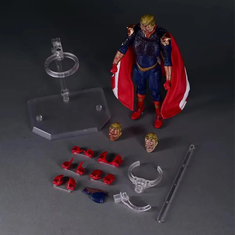 Homelander The Boys No 269 151 Battle Damaged Articulated Action Figure Collectible Model Desktop Ornament Adult Collectors Toy