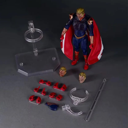 Homelander The Boys No 269 151 Battle Damaged Articulated Action Figure Collectible Model Desktop Ornament Adult Collectors Toy