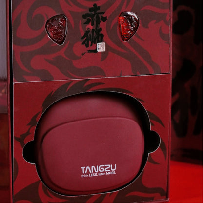TANGZU WANER 2 Red Lion Bass Edition Dynamic Driver In-ear Earphones High-Quality Sound Comfortable Wearing Wired Earbuds