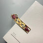 Anime Metal Hollow Out Keychains Bookmark Cute Jet Manga Fashion Bag Key Tag Jewelry Accessory Key Ring Holder Gift Anime