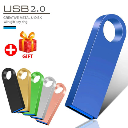 Metalowy pendrive USB 2.0 64GB Kreatywny Pendrive USB 2.0 Szybki Pendrive z możliwością personalizacji logo i zdjęć
