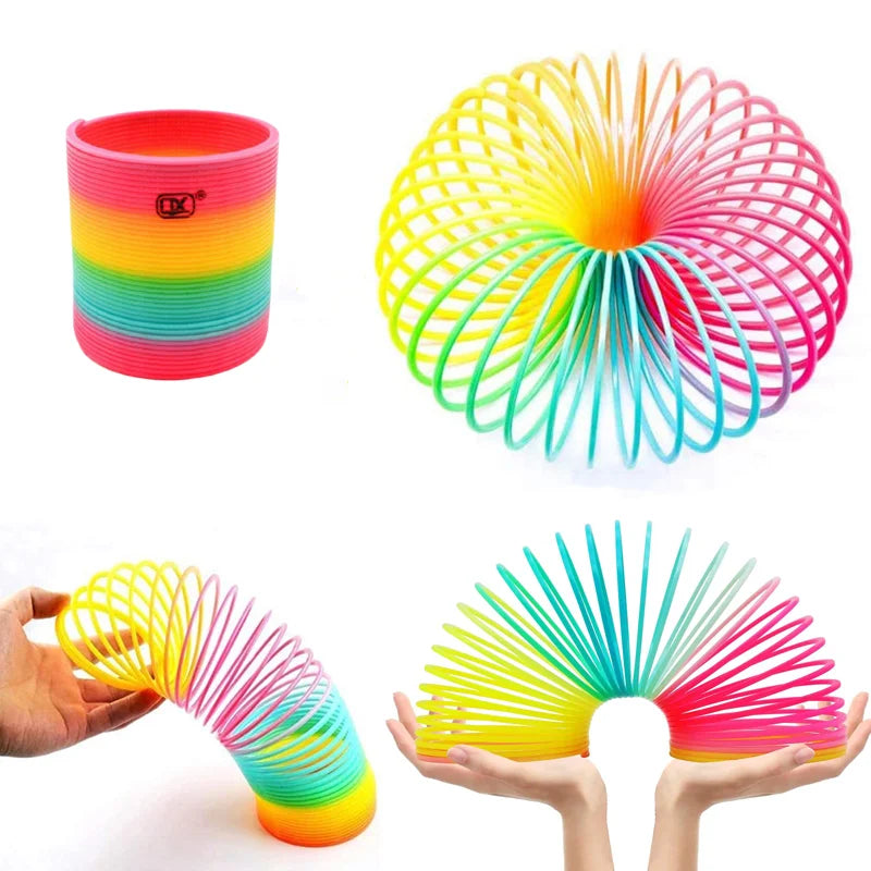 Large Rainbow Magic Circle Children's Hand Eye Coordination Toys Birthday Party Toys Party Gifts Guests Pinata Fillers