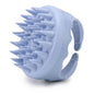 Hair Scalp Massager Shampoo Brush Hair Scrubber Washing Brush Silicone Scalp Exfoliator for Dandruff Removal- Beige