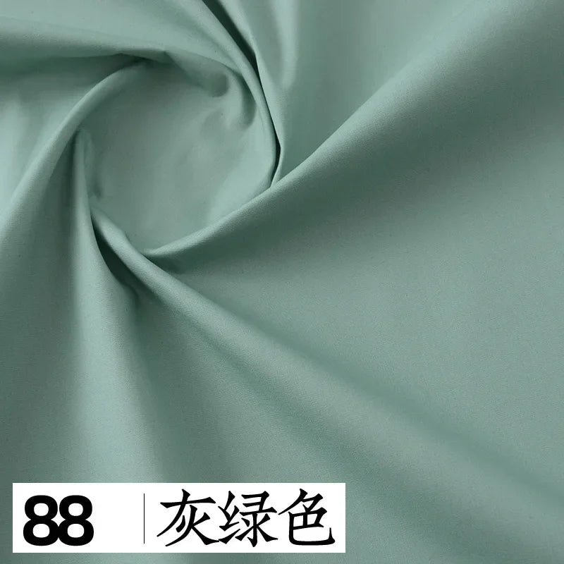 145x50cm Solid Color Pure Cotton Poplin Clothing Fabric DIY Handmade Clothes for Girls, Plain Color Antique Skirt Cotton Cloth