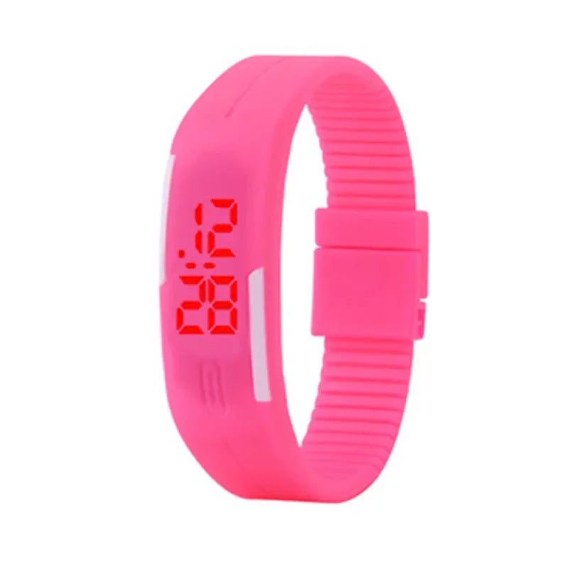 Sport Digital Children Watches Women Hot Silicone Strap LED Display Kids Watch Girls Boys Wristwatch Man Clock Reloj de hombre