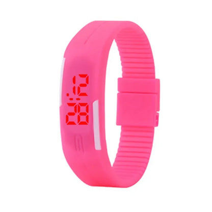 Sport Digital Children Watches Women Hot Silicone Strap LED Display Kids Watch Girls Boys Wristwatch Man Clock Reloj de hombre