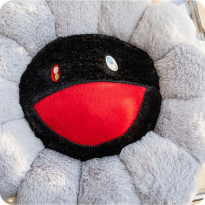 Flower Pillow Cushion Office Chair Ghost Devil Sunflower Plush Pillow Plant Petal Cushion Stuffed Toys for Girls Home Decor Gift