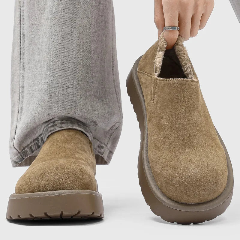 DIMANYU Men's Loafers Slip On Thick Platform Casual Shoes Men Non-slip Comfortable Moccasins Streetwear Footwear Men