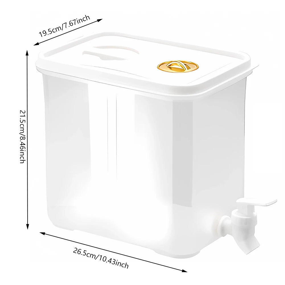 3.5-10L Cold Water Kettle with Faucet Refrigerator Cool Water Bucket Lemonade Bottle Beverage Water Dispenser Drinkware Outdoor
