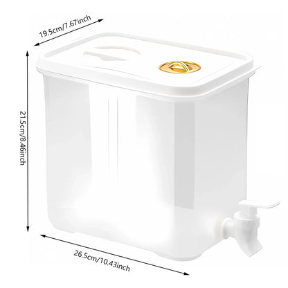 3.5-10L Cold Water Kettle with Faucet Refrigerator Cool Water Bucket Lemonade Bottle Beverage Water Dispenser Drinkware Outdoor