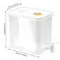3.5-10L Cold Water Kettle with Faucet Refrigerator Cool Water Bucket Lemonade Bottle Beverage Water Dispenser Drinkware Outdoor
