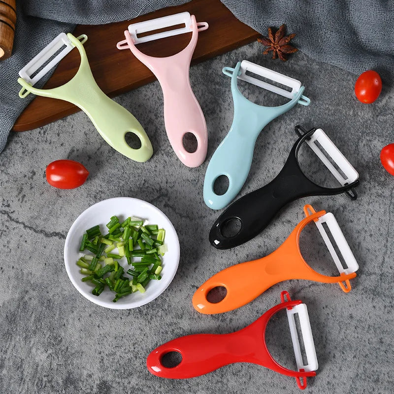 Hot Selling for 4 Color Vegetable Fruit Peeler Kitchen Potato Carrot Cucumber Peeler Peeling Kitchen Gadgets Ceramic Peeler