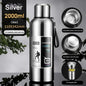 Large Capacity Cold & Hot Thermos Tumbler, Stainless Steel Insulated Water Bottle, Tea Coffee Flask Pot Travel Mug