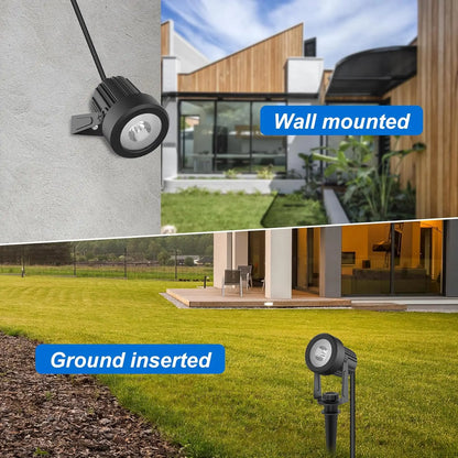 1/2/4/6 LEDS Solar Spotlight Outdoor Garden Wall Lamp for Tree Street Decor IP65 Waterproof LED Landscape Countyard Solar Light