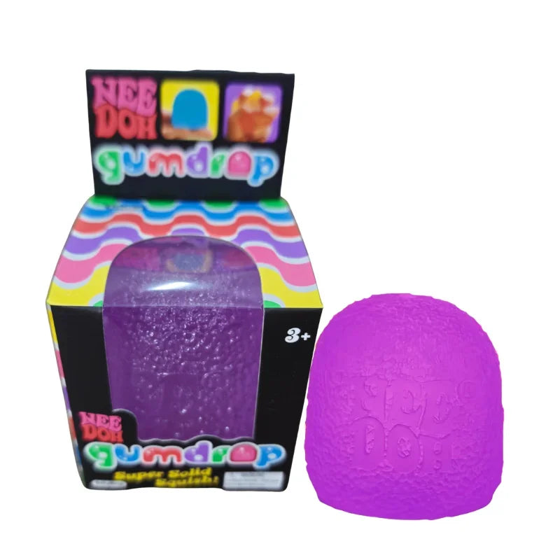 Schylling Mini Candy NeeDoh Gumdrop Brinquedo Sensorial Macio Anti-stress Bola de Apertar Caixa Surpresa