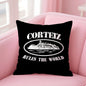 Fashion Brand C-CorteizS Cushion Cover Soft Plush Throw Pillow Cushion Cover｜Double-Sided Pillow Case for Sofa Home Decor