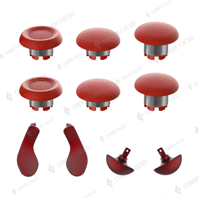 10-in-1 Plastic Thumbstick Joystick Cap for PS5 Edge Controller Analog Joystick 6 Swap Stick 4 Paddle and D-Pad Accessory