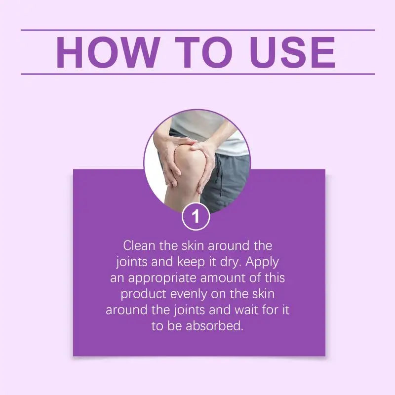 Joint Care Cream Relieves Discomfort In The Wrists And Knees Apply And Massage Daily