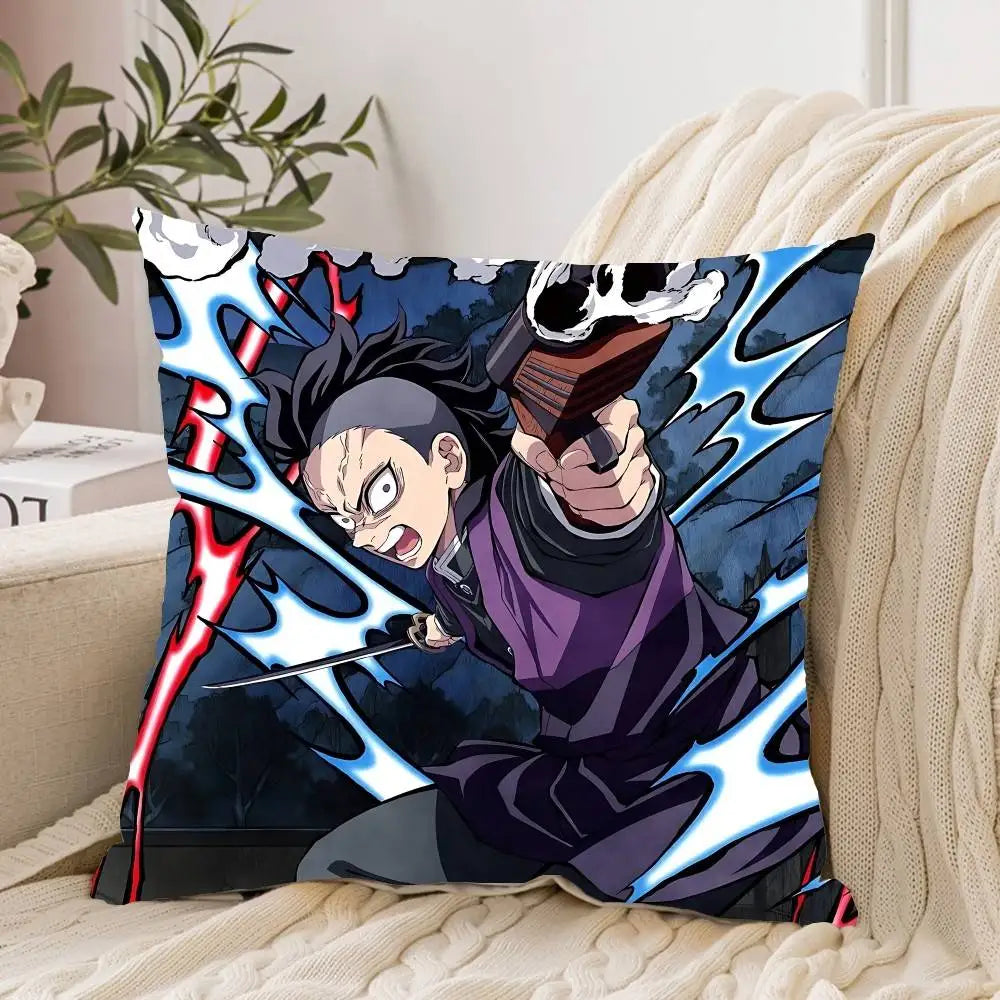 Cool G-genya Shinazugawa Pillow Case Pillow Cover Decorative Pillowcases Cushions Pillowcase Ornamental Pillows For Living Room