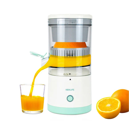 USB Rechargeable Electric Juicer 1PC Wireless Citrus Lemon Orange Juicer Automatic Fresh Fruit Blender for Kitchen