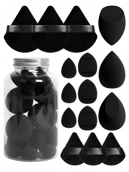 12/15Pcs Makeup Sponge Cosmetic Puff Foundation Sponges Blender Beauty Egg Powder Puffs Women Make Up Accessories Makeup Tools