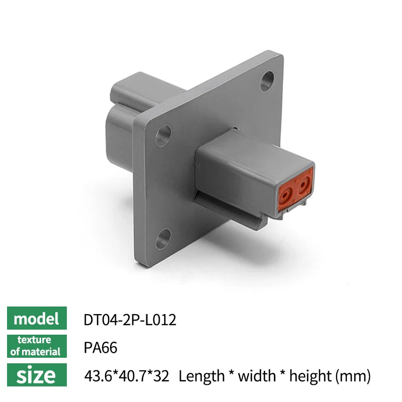 10/50/100 Sets Deutsch DTM/DT/DTP/DTF Automobile Connector Plug&Socket Male&Female Terminal DTM04-2/3/4/6/8/12 DTM06-2/3/4/6/8S