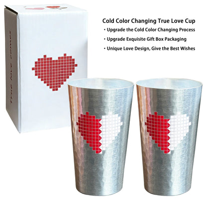 Japanese Style Aluminum Beer Mugs Set 450ml, Gold & Silver Reusable Drinking Mug for Beer Water Juice, Outdoor Camping Party