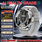 Smartwatch ECG High-End dla mężczyzn Ciśnienie krwi Lipidy Tlen we krwi Analiza ciała Kwas moczowy Monitor Zdrowia Smartwatch dla mężczyzn i kobiet