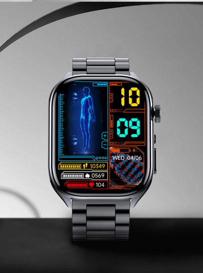 2026 New Accurate ECG Smart Watch Heart Health Analysis Blood analysis Blood Lipid Blood Pressure BT call Smart Watches For Men