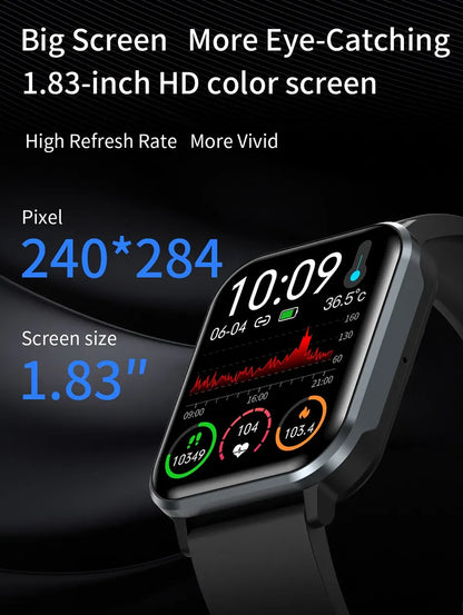 LIGE Women Smart Watch I68 Waterproof Bluetooth Call Watch for Women Smartwatch Ladies Sport Fitness Tracker Watches Men Watch