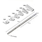T12 T-shaped Iron compatible with FX-951 soldering station T12-1401/1402/1403/1404/1405 Heating Core Efficient Heat Conduction