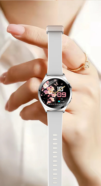 LIGE Luxury Smart Watch For Woman 1.27" Bluetooth Call Custom Dial Women's Bracelet Sports Health Monitor Smartwatch Ladies Gift