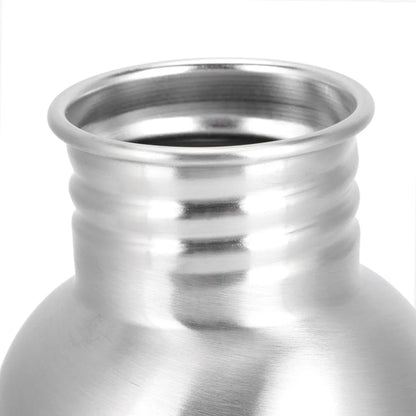 304 Stainless Steel 500Ml/750Ml Water Bottle Portable Wide Mouth Design Water Jug Wooden Lid Rustless Cycling Water Bottle