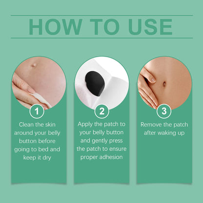 Herbal Navel Patch Promote Metabolism Burn Fat Improve Gastrointestinal Circulation Eliminate Edema Body Detoxification Stickers