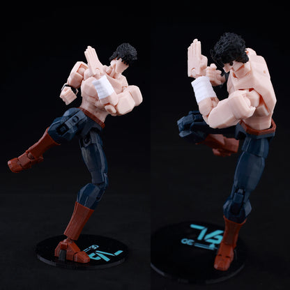 9L3D Multi-joint Articulated Anime Figures Saitama Kenshiro One Punch Man Fist North Star Chainsaw Man Dummy 13 Collectible Toys