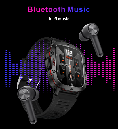 LIGE 2025 dla Xiaomi Wojskowy Smartwatch Męski IP68 5ATM Zewnętrzny Sportowy Monitor Fitness i Zdrowia 1.81 Cala Rozmowy BT Smartwatch