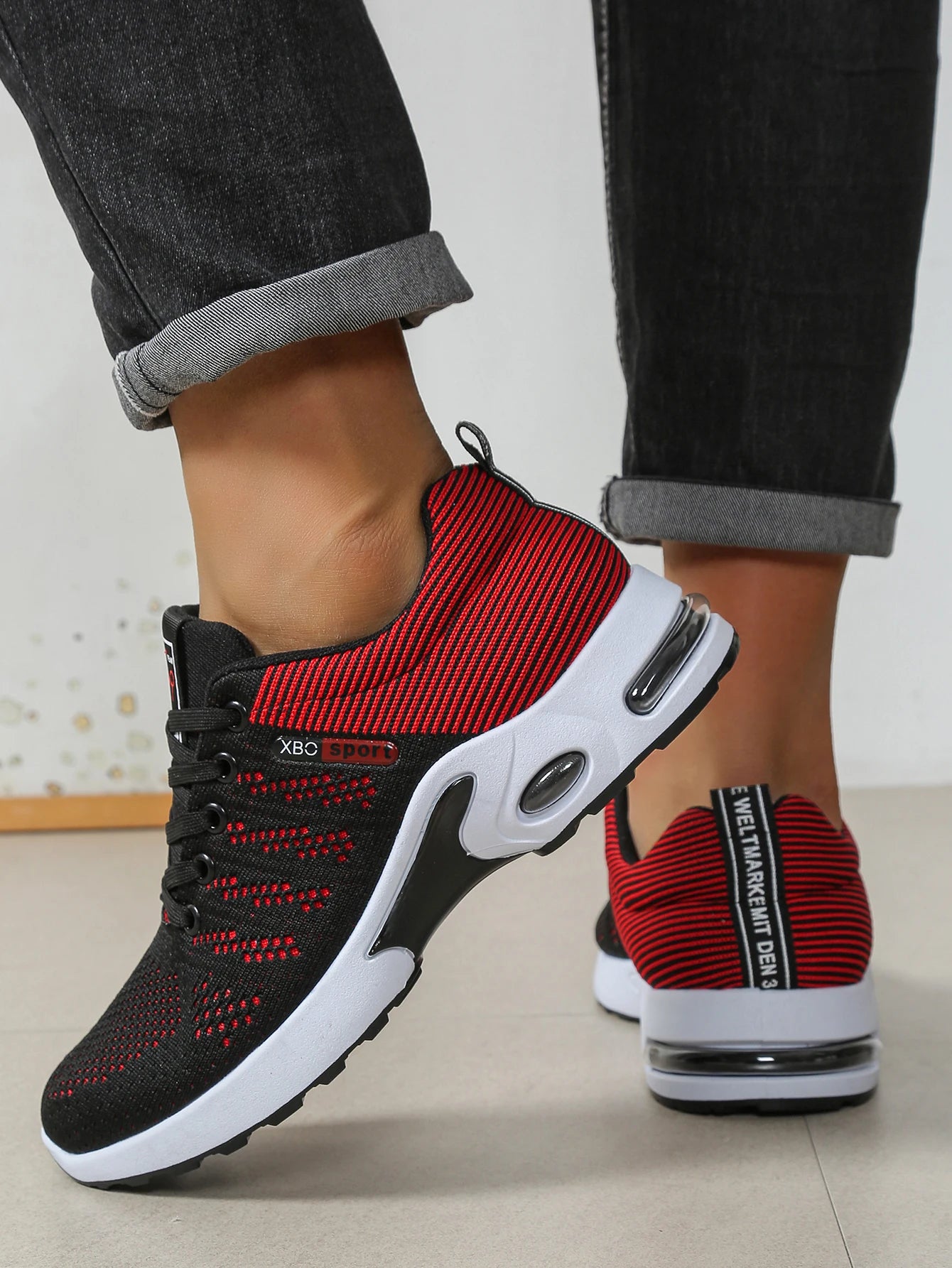 Men's Shoes Fashion Super Breathable Lace-Up Running Shoes - Non-slip, Durable and Pillow Comfort - Men's Fashion Sneakers
